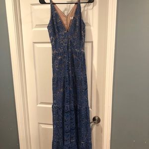 Dress the population maxi dress